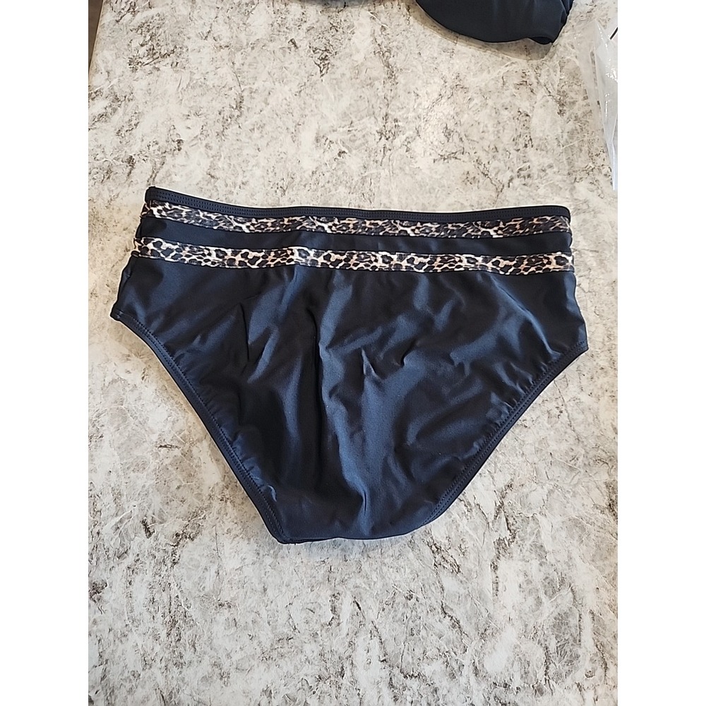 Lascana‎ Leopard/ Black Bikini 36D & 6 - Picture 4 of 8